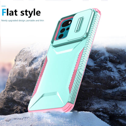 Motorola Moto G22 2024 Phone Case with Sliding Camshield | Military-Grade TPU & PC Protective Anti-Scratch Anti-Skid Cover, Durable Shockproof Design