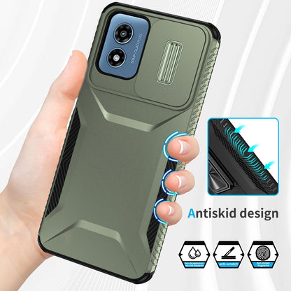 Motorola Moto G Play 4G 2024 Phone Case with Sliding Camshield | Military-Grade TPU & PC Protective Anti-Scratch Anti-Skid Cover, Durable Shockproof Design