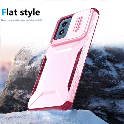 Motorola Moto G Play 4G 2024 Phone Case with Sliding Camshield | Military-Grade TPU & PC Protective Anti-Scratch Anti-Skid Cover, Durable Shockproof Design