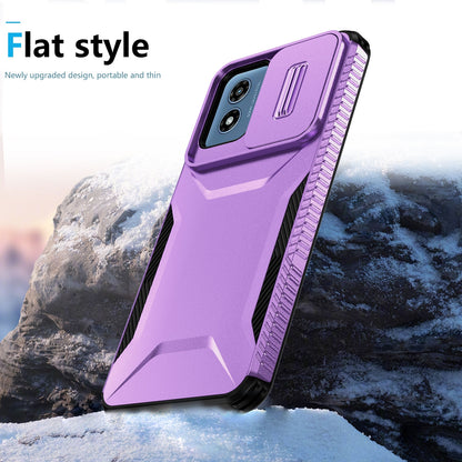 Motorola Moto G Play 4G 2024 Phone Case with Sliding Camshield | Military-Grade TPU & PC Protective Anti-Scratch Anti-Skid Cover, Durable Shockproof Design
