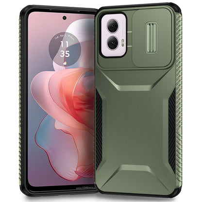 Motorola Moto G Power 5G 2024 Phone Case with Sliding Camshield | Military-Grade TPU & PC Protective Anti-Scratch Anti-Skid Cover, Durable Shockproof Design