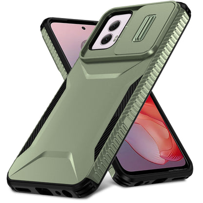 Motorola Moto G Power 5G 2024 Phone Case with Sliding Camshield | Military-Grade TPU & PC Protective Anti-Scratch Anti-Skid Cover, Durable Shockproof Design