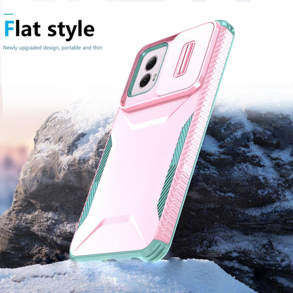 Motorola Moto G Power 5G 2024 Phone Case with Sliding Camshield | Military-Grade TPU & PC Protective Anti-Scratch Anti-Skid Cover, Durable Shockproof Design