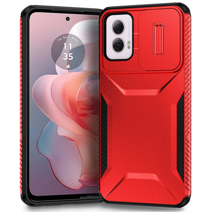 Motorola Moto G Power 5G 2024 Phone Case with Sliding Camshield | Military-Grade TPU & PC Protective Anti-Scratch Anti-Skid Cover, Durable Shockproof Design
