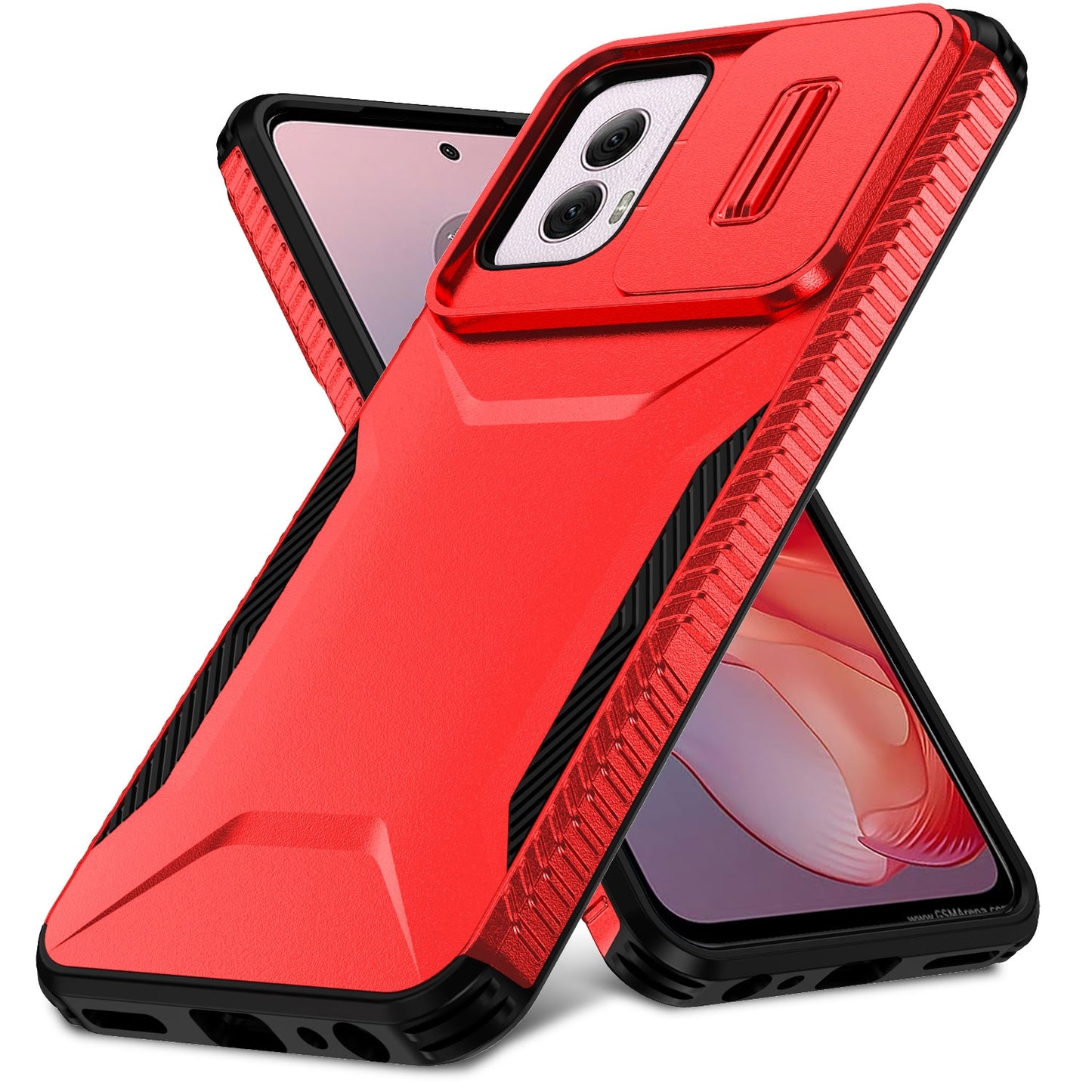 Motorola Moto G Power 5G 2024 Phone Case with Sliding Camshield | Military-Grade TPU & PC Protective Anti-Scratch Anti-Skid Cover, Durable Shockproof Design