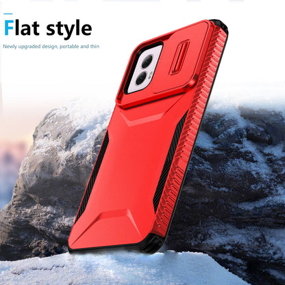Motorola Moto G Power 5G 2024 Phone Case with Sliding Camshield | Military-Grade TPU & PC Protective Anti-Scratch Anti-Skid Cover, Durable Shockproof Design