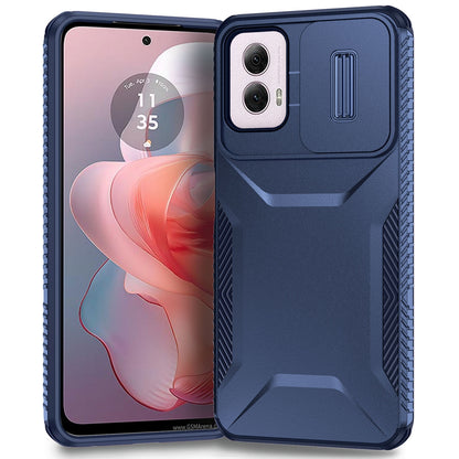 Motorola Moto G Power 5G 2024 Phone Case with Sliding Camshield | Military-Grade TPU & PC Protective Anti-Scratch Anti-Skid Cover, Durable Shockproof Design
