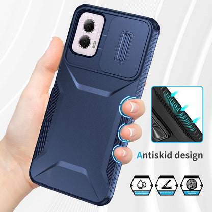 Motorola Moto G Power 5G 2024 Phone Case with Sliding Camshield | Military-Grade TPU & PC Protective Anti-Scratch Anti-Skid Cover, Durable Shockproof Design