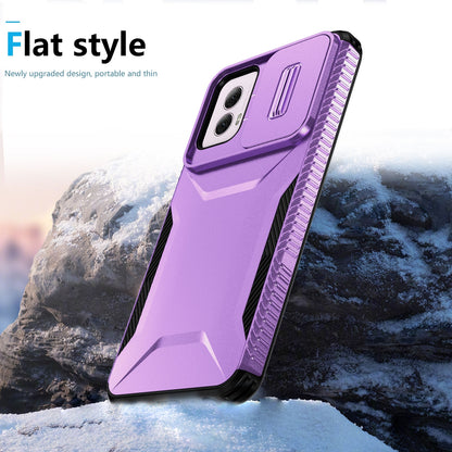 Motorola Moto G Power 5G 2024 Phone Case with Sliding Camshield | Military-Grade TPU & PC Protective Anti-Scratch Anti-Skid Cover, Durable Shockproof Design