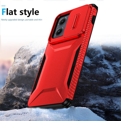 Motorola Edge 5G 2024 Phone Case with Sliding Camshield | Military-Grade TPU & PC Protective Anti-Scratch Anti-Skid Cover, Durable Shockproof Design