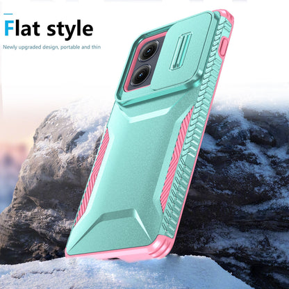 Motorola Edge 5G 2024 Phone Case with Sliding Camshield | Military-Grade TPU & PC Protective Anti-Scratch Anti-Skid Cover, Durable Shockproof Design