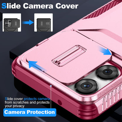 Motorola Moto G Play 5G 2025 Phone Case with Sliding Camshield | Military-Grade TPU & PC Protective Anti-Scratch Anti-Skid Cover, Durable Shockproof Design