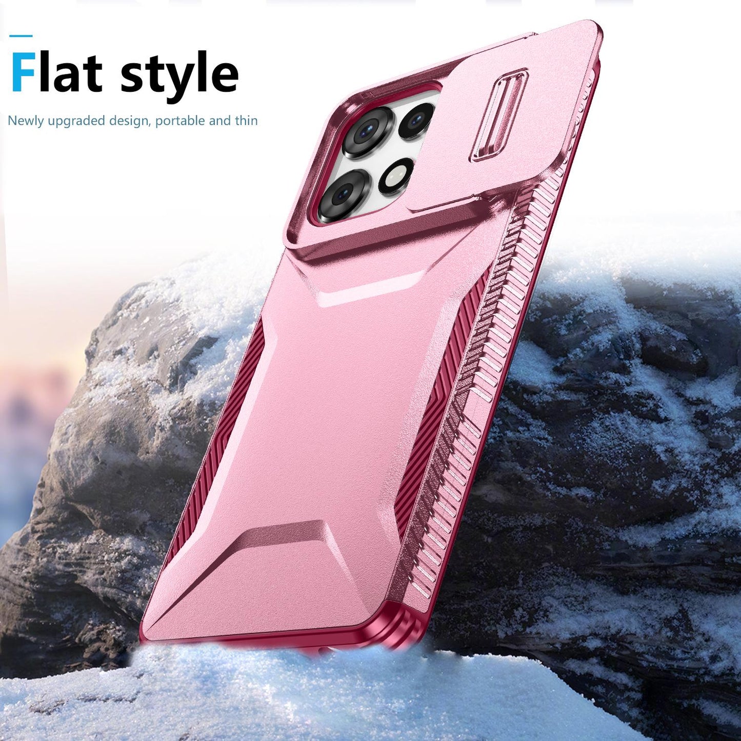 Motorola Moto G Play 5G 2025 Phone Case with Sliding Camshield | Military-Grade TPU & PC Protective Anti-Scratch Anti-Skid Cover, Durable Shockproof Design