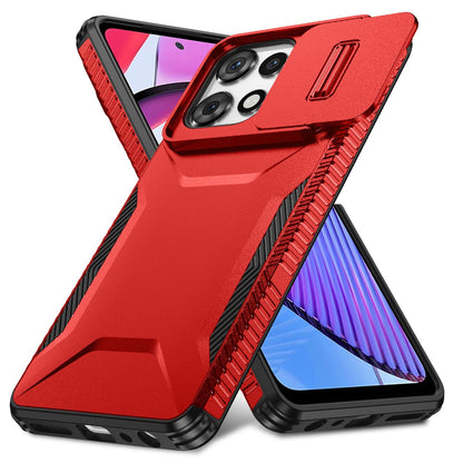 Motorola Moto G Play 5G 2025 Phone Case with Sliding Camshield | Military-Grade TPU & PC Protective Anti-Scratch Anti-Skid Cover, Durable Shockproof Design