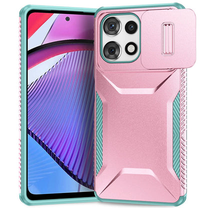 Motorola Moto G Play 5G 2025 Phone Case with Sliding Camshield | Military-Grade TPU & PC Protective Anti-Scratch Anti-Skid Cover, Durable Shockproof Design