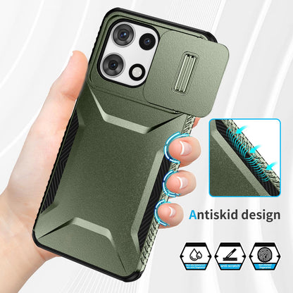 Motorola Moto G 5G 2025 Phone Case with Sliding Camshield | Military-Grade TPU & PC Protective Anti-Scratch Anti-Skid Cover, Durable Shockproof Design