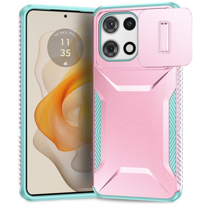 Motorola Moto G 5G 2025 Phone Case with Sliding Camshield | Military-Grade TPU & PC Protective Anti-Scratch Anti-Skid Cover, Durable Shockproof Design