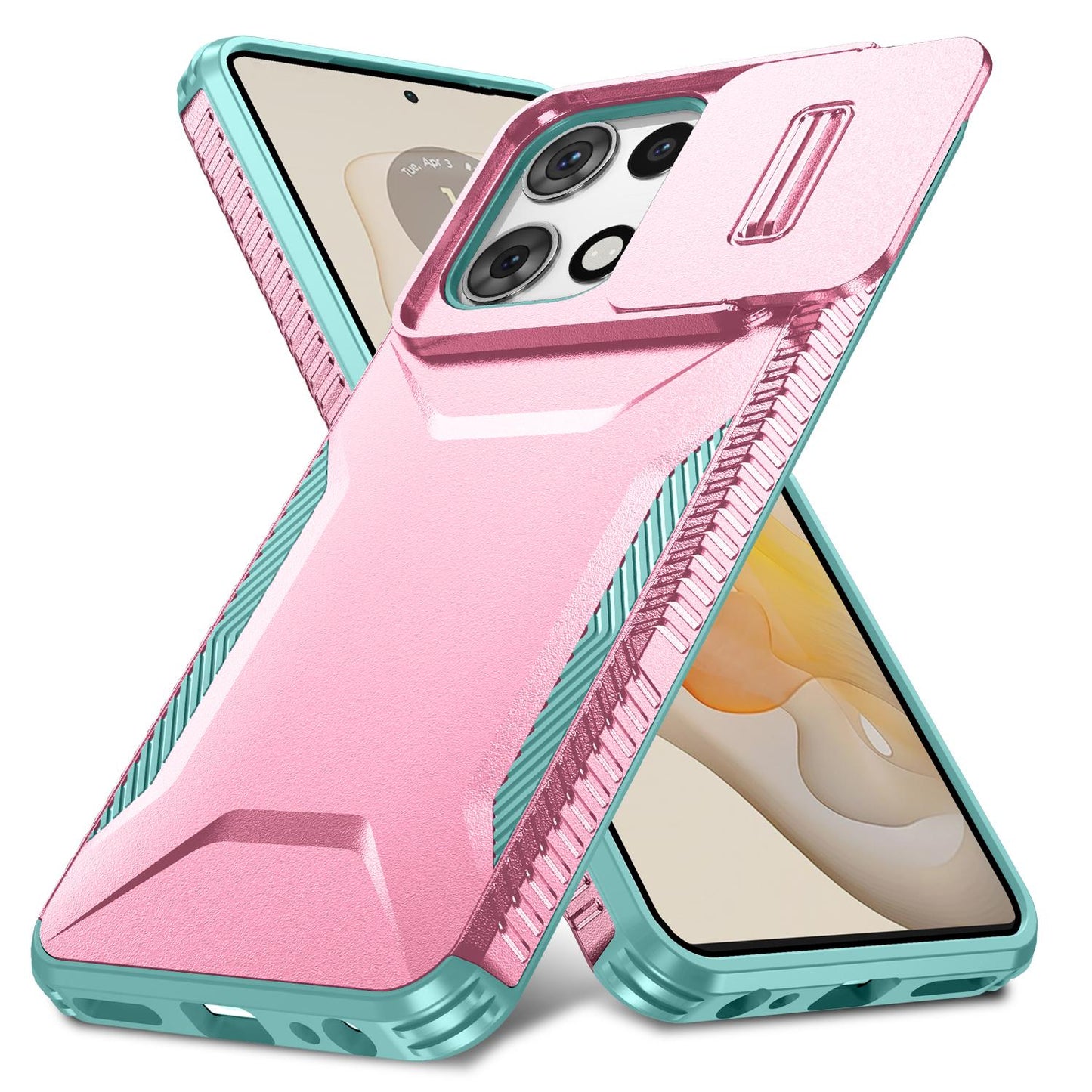 Motorola Moto G 5G 2025 Phone Case with Sliding Camshield | Military-Grade TPU & PC Protective Anti-Scratch Anti-Skid Cover, Durable Shockproof Design