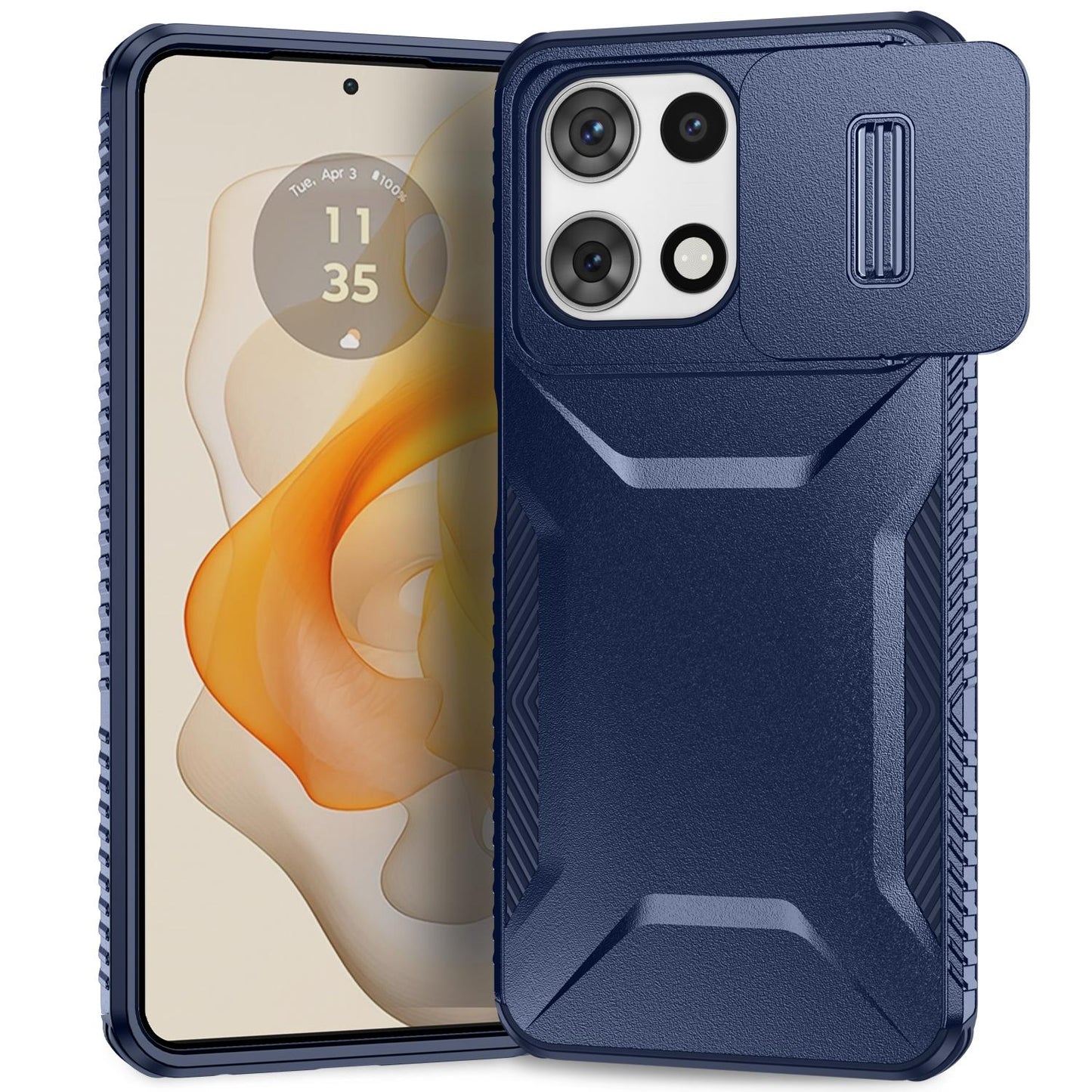Motorola Moto G 5G 2025 Phone Case with Sliding Camshield | Military-Grade TPU & PC Protective Anti-Scratch Anti-Skid Cover, Durable Shockproof Design