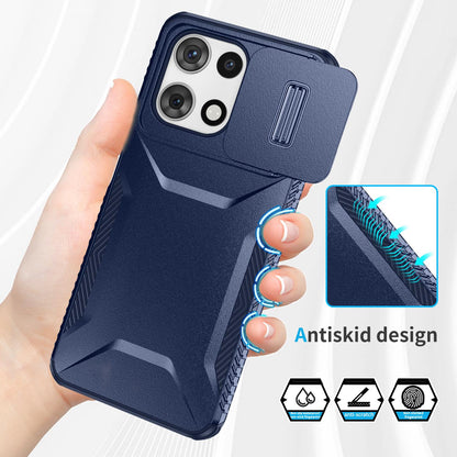 Motorola Moto G 5G 2025 Phone Case with Sliding Camshield | Military-Grade TPU & PC Protective Anti-Scratch Anti-Skid Cover, Durable Shockproof Design