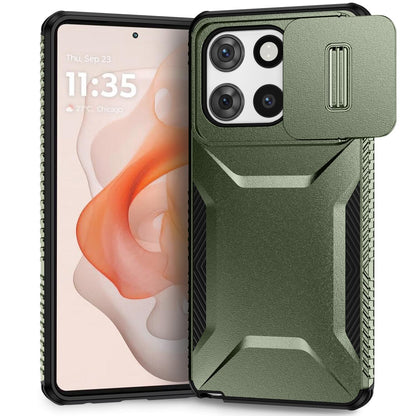 Motorola Moto G Stylus 5G 2025 Phone Case with Sliding Camshield | Military-Grade TPU & PC Protective Anti-Scratch Anti-Skid Cover, Durable Shockproof Design