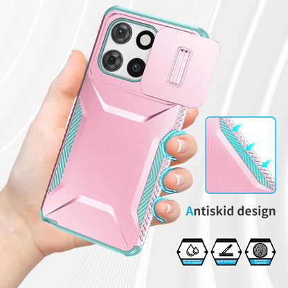 Motorola Moto G Stylus 5G 2025 Phone Case with Sliding Camshield | Military-Grade TPU & PC Protective Anti-Scratch Anti-Skid Cover, Durable Shockproof Design