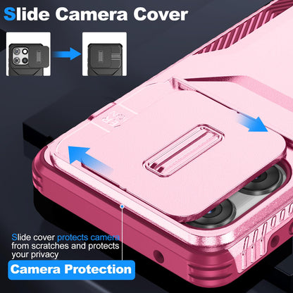 Motorola Moto G Stylus 5G 2025 Phone Case with Sliding Camshield | Military-Grade TPU & PC Protective Anti-Scratch Anti-Skid Cover, Durable Shockproof Design