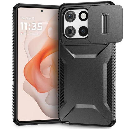 Motorola Moto G Stylus 5G 2025 Phone Case with Sliding Camshield | Military-Grade TPU & PC Protective Anti-Scratch Anti-Skid Cover, Durable Shockproof Design