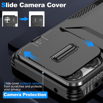 Motorola Moto G Stylus 5G 2025 Phone Case with Sliding Camshield | Military-Grade TPU & PC Protective Anti-Scratch Anti-Skid Cover, Durable Shockproof Design