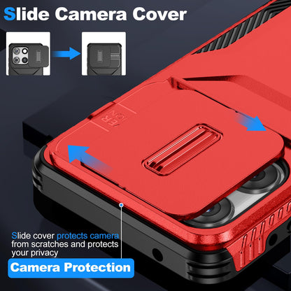 Motorola Moto G Stylus 5G 2025 Phone Case with Sliding Camshield | Military-Grade TPU & PC Protective Anti-Scratch Anti-Skid Cover, Durable Shockproof Design