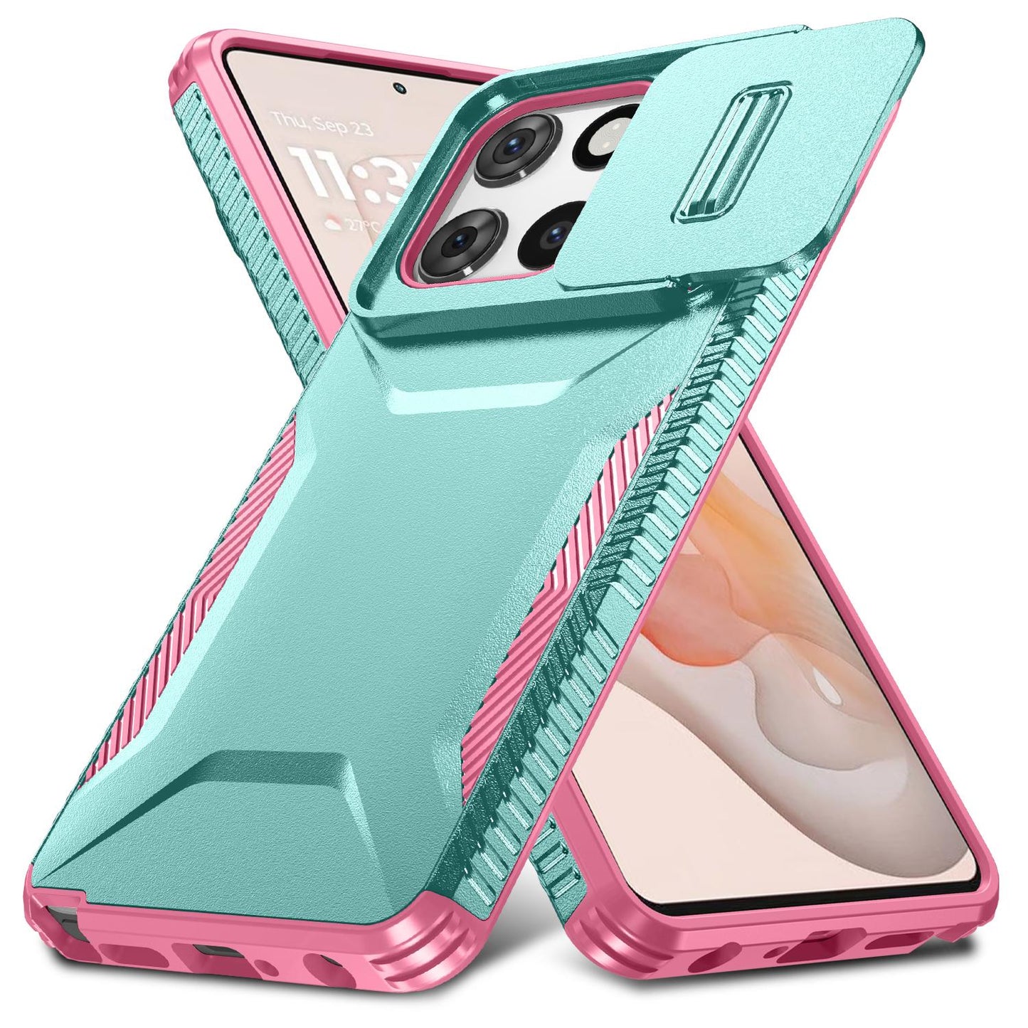 Motorola Moto G Stylus 5G 2025 Phone Case with Sliding Camshield | Military-Grade TPU & PC Protective Anti-Scratch Anti-Skid Cover, Durable Shockproof Design