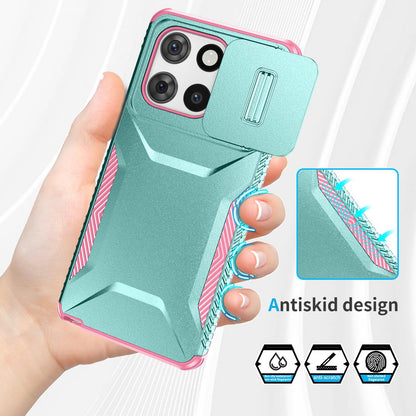 Motorola Moto G Stylus 5G 2025 Phone Case with Sliding Camshield | Military-Grade TPU & PC Protective Anti-Scratch Anti-Skid Cover, Durable Shockproof Design