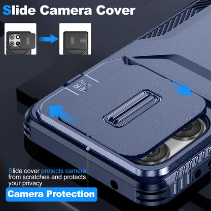 Motorola Moto G Stylus 5G 2025 Phone Case with Sliding Camshield | Military-Grade TPU & PC Protective Anti-Scratch Anti-Skid Cover, Durable Shockproof Design