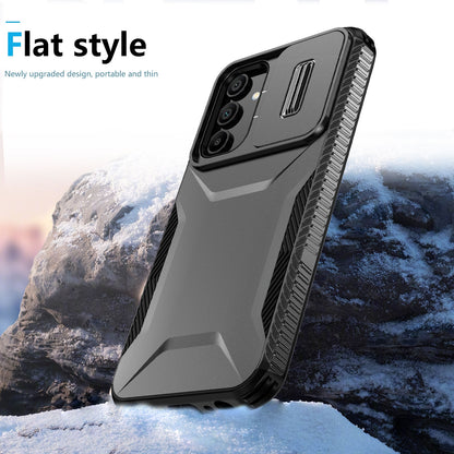 Samsung Galaxy A15 5G Phone Case with Sliding Camshield | Military-Grade TPU & PC Protective Anti-Scratch Anti-Skid Cover, Durable Shockproof Design