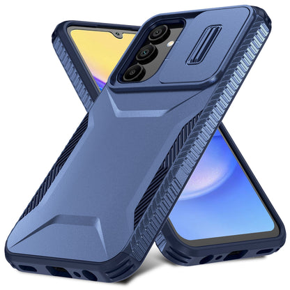 Samsung Galaxy A15 5G Phone Case with Sliding Camshield | Military-Grade TPU & PC Protective Anti-Scratch Anti-Skid Cover, Durable Shockproof Design