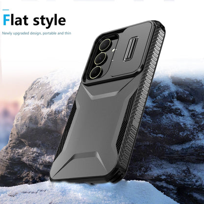 Samsung Galaxy A35 5G Phone Case with Sliding Camshield | Military-Grade TPU & PC Protective Anti-Scratch Anti-Skid Cover, Durable Shockproof Design