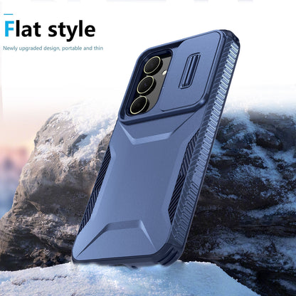Samsung Galaxy A35 5G Phone Case with Sliding Camshield | Military-Grade TPU & PC Protective Anti-Scratch Anti-Skid Cover, Durable Shockproof Design