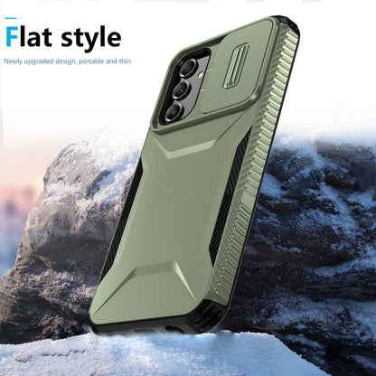 Samsung Galaxy A14 5G Phone Case with Sliding Camshield | Military-Grade TPU & PC Protective Anti-Scratch Anti-Skid Cover, Durable Shockproof Design
