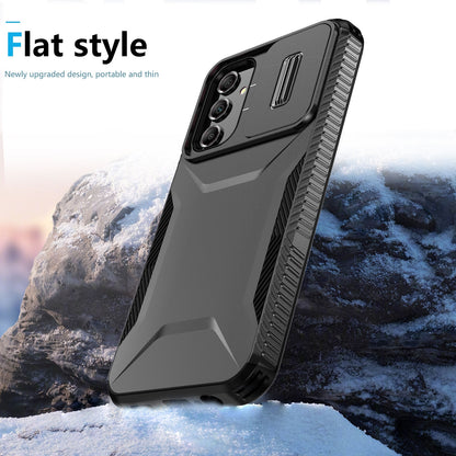 Samsung Galaxy A14 5G Phone Case with Sliding Camshield | Military-Grade TPU & PC Protective Anti-Scratch Anti-Skid Cover, Durable Shockproof Design