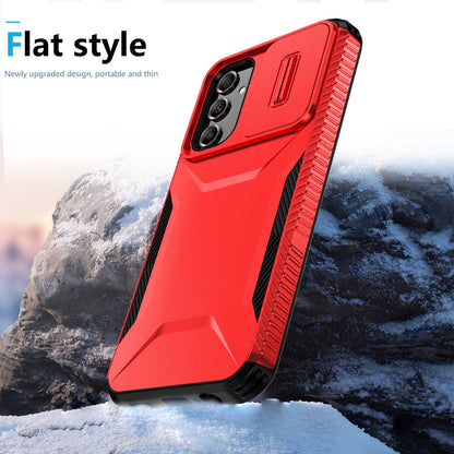 Samsung Galaxy A14 5G Phone Case with Sliding Camshield | Military-Grade TPU & PC Protective Anti-Scratch Anti-Skid Cover, Durable Shockproof Design
