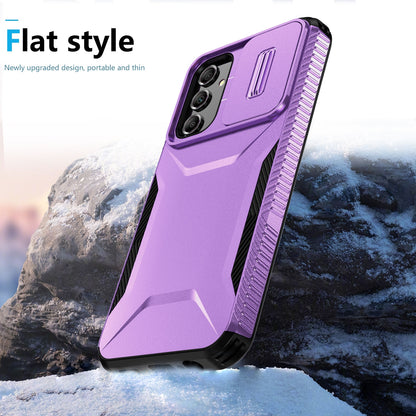 Samsung Galaxy A14 5G Phone Case with Sliding Camshield | Military-Grade TPU & PC Protective Anti-Scratch Anti-Skid Cover, Durable Shockproof Design