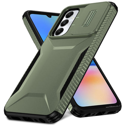 Samsung Galaxy A05s Phone Case with Sliding Camshield | Military-Grade TPU & PC Protective Anti-Scratch Anti-Skid Cover, Durable Shockproof Design