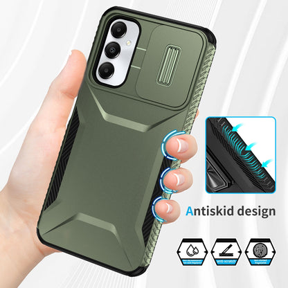 Samsung Galaxy A05s Phone Case with Sliding Camshield | Military-Grade TPU & PC Protective Anti-Scratch Anti-Skid Cover, Durable Shockproof Design