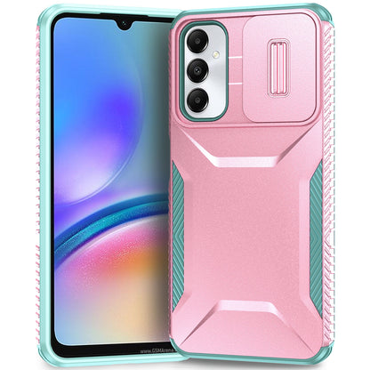 Samsung Galaxy A05s Phone Case with Sliding Camshield | Military-Grade TPU & PC Protective Anti-Scratch Anti-Skid Cover, Durable Shockproof Design