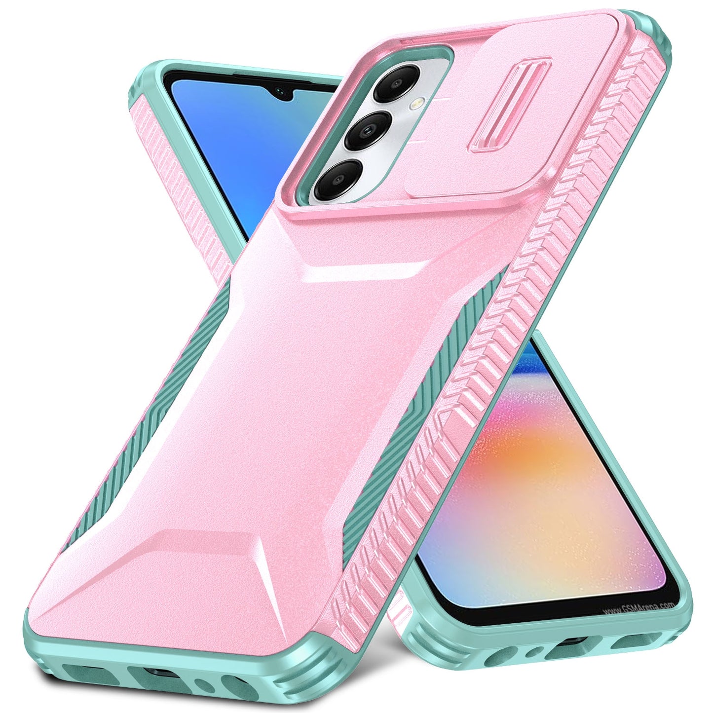 Samsung Galaxy A05s Phone Case with Sliding Camshield | Military-Grade TPU & PC Protective Anti-Scratch Anti-Skid Cover, Durable Shockproof Design