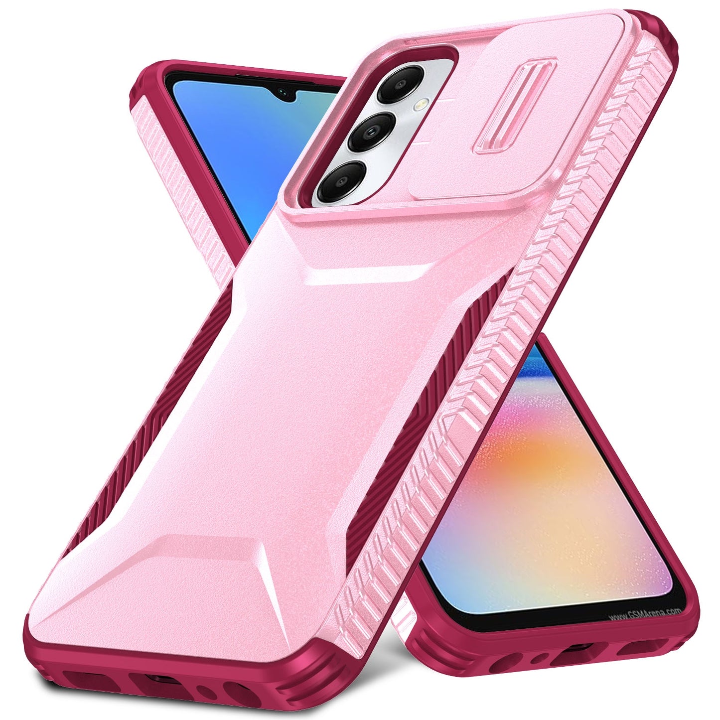 Samsung Galaxy A05s Phone Case with Sliding Camshield | Military-Grade TPU & PC Protective Anti-Scratch Anti-Skid Cover, Durable Shockproof Design