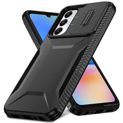 Samsung Galaxy A05s Phone Case with Sliding Camshield | Military-Grade TPU & PC Protective Anti-Scratch Anti-Skid Cover, Durable Shockproof Design