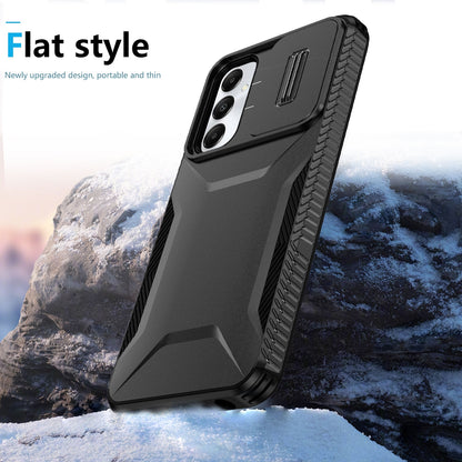Samsung Galaxy A05s Phone Case with Sliding Camshield | Military-Grade TPU & PC Protective Anti-Scratch Anti-Skid Cover, Durable Shockproof Design