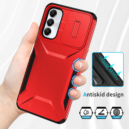 Samsung Galaxy A05s Phone Case with Sliding Camshield | Military-Grade TPU & PC Protective Anti-Scratch Anti-Skid Cover, Durable Shockproof Design