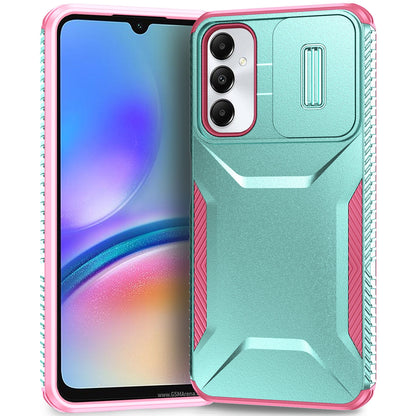 Samsung Galaxy A05s Phone Case with Sliding Camshield | Military-Grade TPU & PC Protective Anti-Scratch Anti-Skid Cover, Durable Shockproof Design